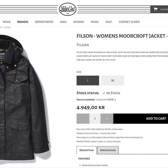 Womens Moorcroft Jacket + Hood SMALL Red Burgundy Outerwear Chore Wax Canvas NEW - Picture 13 of 16